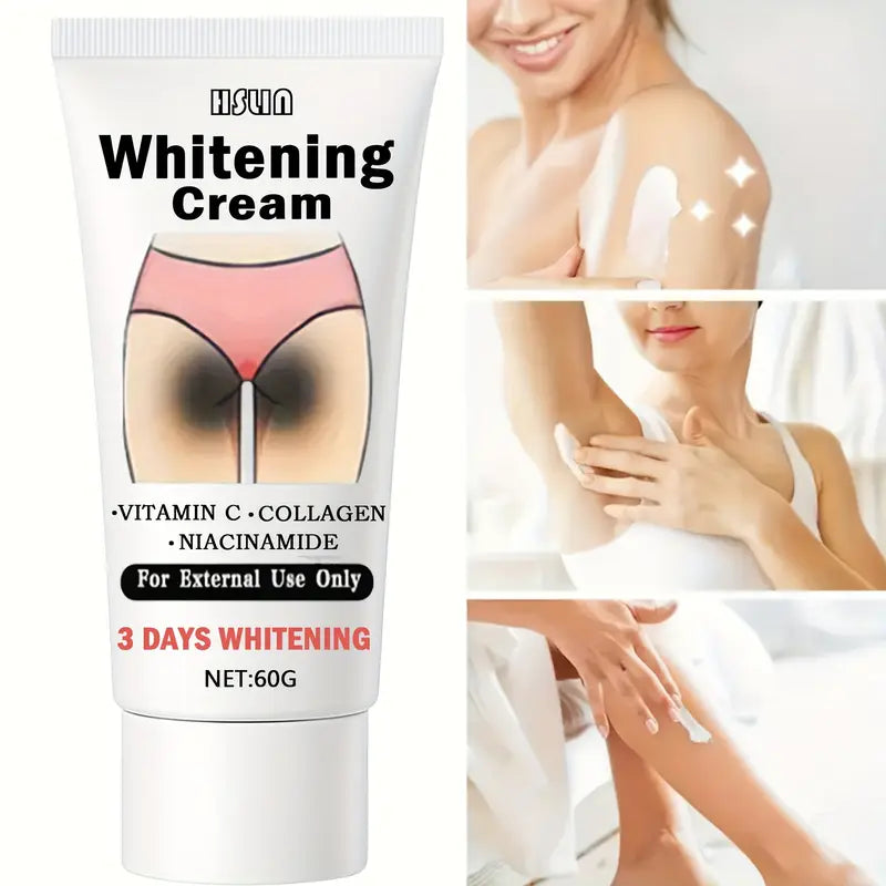 Vitamin C Collagen Whitening Cream – 60g | For Body, Underarms & Thighs