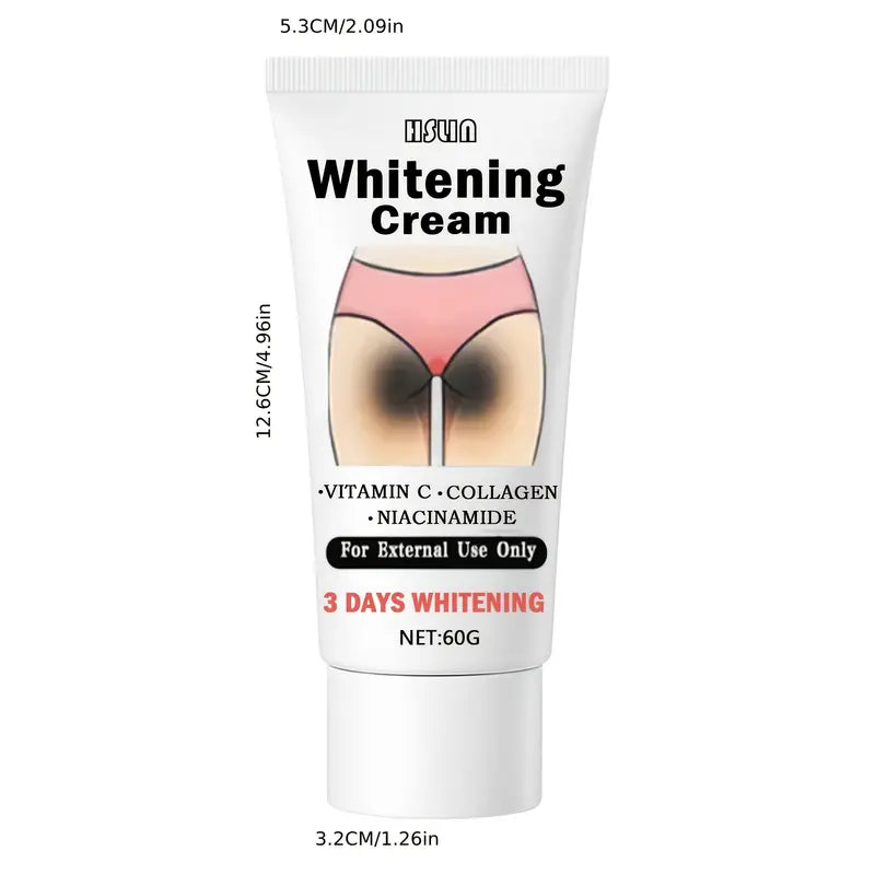 Vitamin C Collagen Whitening Cream – 60g | For Body, Underarms & Thighs