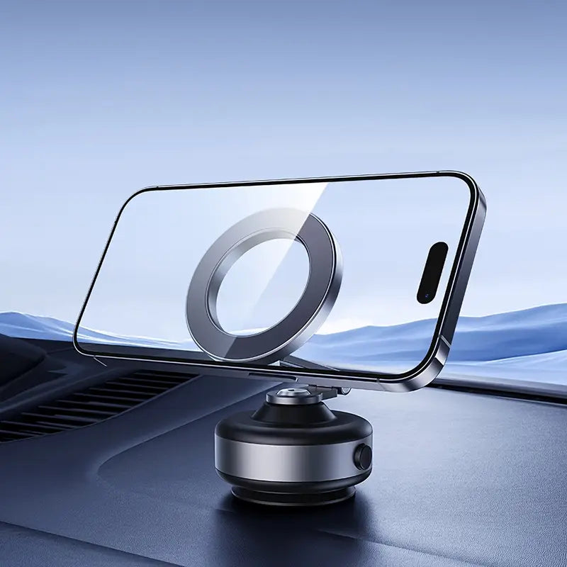 360° Magnetic Car Mount – Aluminum Alloy Universal for iPhone & Android