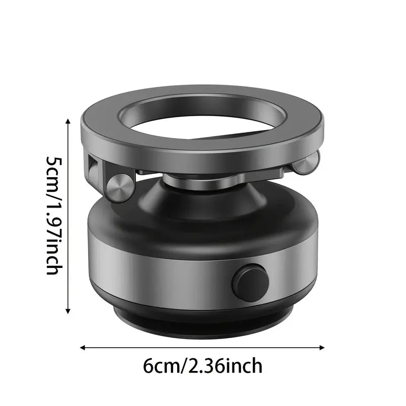 360° Magnetic Car Mount – Aluminum Alloy Universal for iPhone & Android