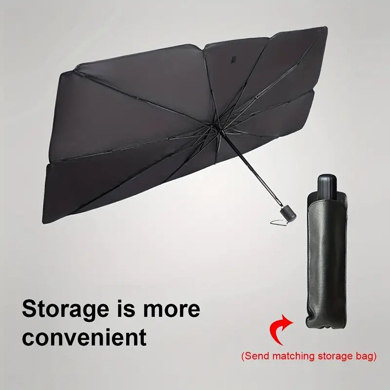 Foldable Car Sunshade | UV & Heat Protection for Windshield