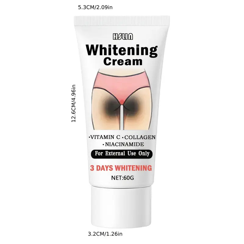 Vitamin C Collagen Whitening Cream – 60g | For Body, Underarms & Thighs