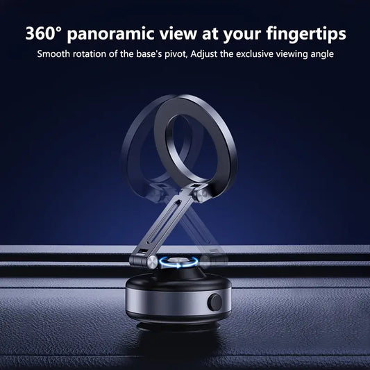 360° Magnetic Car Mount – Aluminum Alloy Universal for iPhone & Android